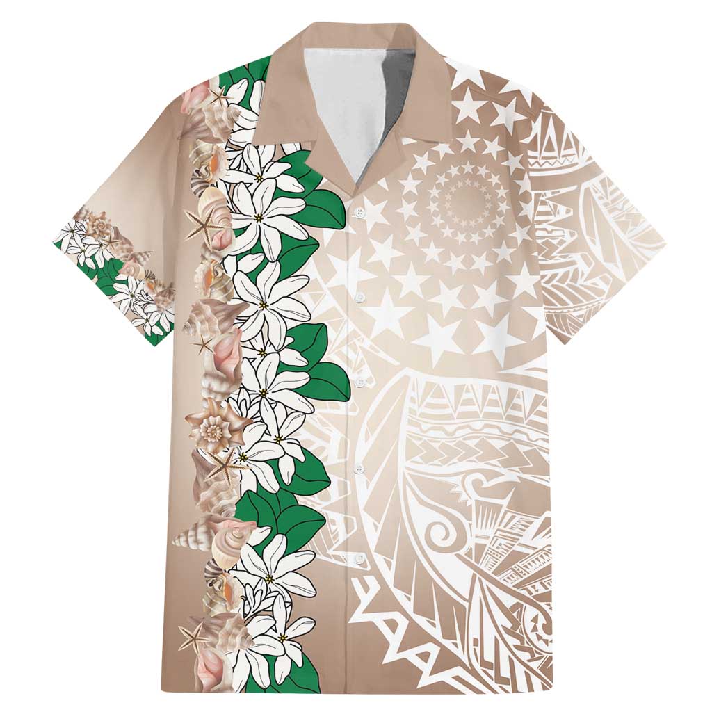 Cook Islands Tiare Maori With Conch Shell Family Matching Mermaid Dress and Hawaiian Shirt 2025 Pasifika Polynesian Tattoo