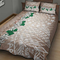 Cook Islands Tiare Maori With Conch Shell Quilt Bed Set 2025 Pasifika Polynesian Tattoo