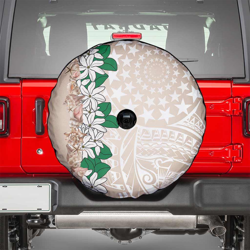 Cook Islands Tiare Maori With Conch Shell Spare Tire Cover 2025 Pasifika Polynesian Tattoo