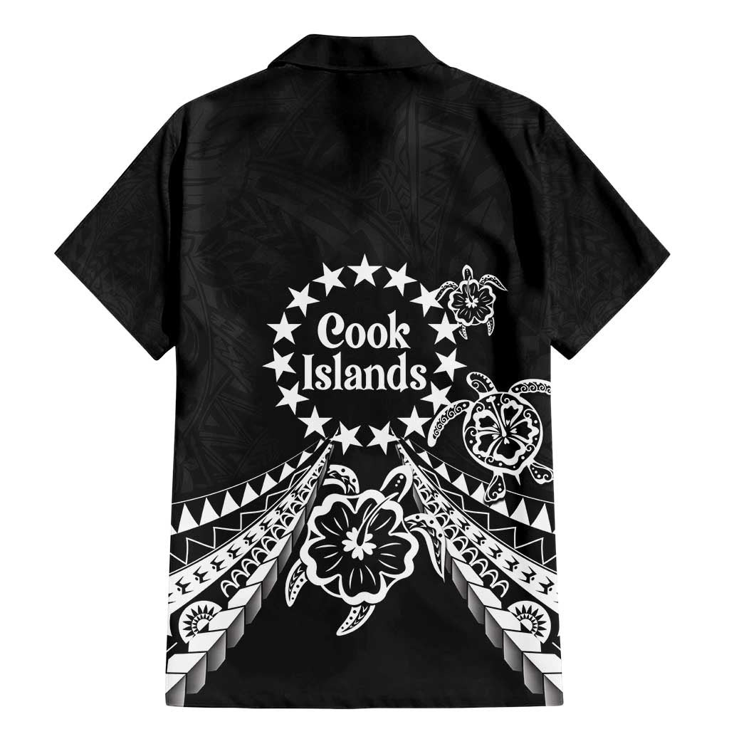 Kia Orana Cook Islands Family Matching Mermaid Dress and Hawaiian Shirt 2025 Pasifika Polynesian Turtle Black Color