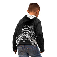 Kia Orana Cook Islands Kid Hoodie 2025 Pasifika Polynesian Turtle Black Color