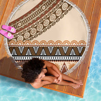Bula Fiji Beach Blanket 2025 Pasifika Traditional Fijian Masi LT14 - Polynesian Pride