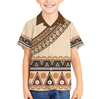 Bula Fiji Family Matching Off The Shoulder Long Sleeve Dress and Hawaiian Shirt 2025 Pasifika Traditional Fijian Masi