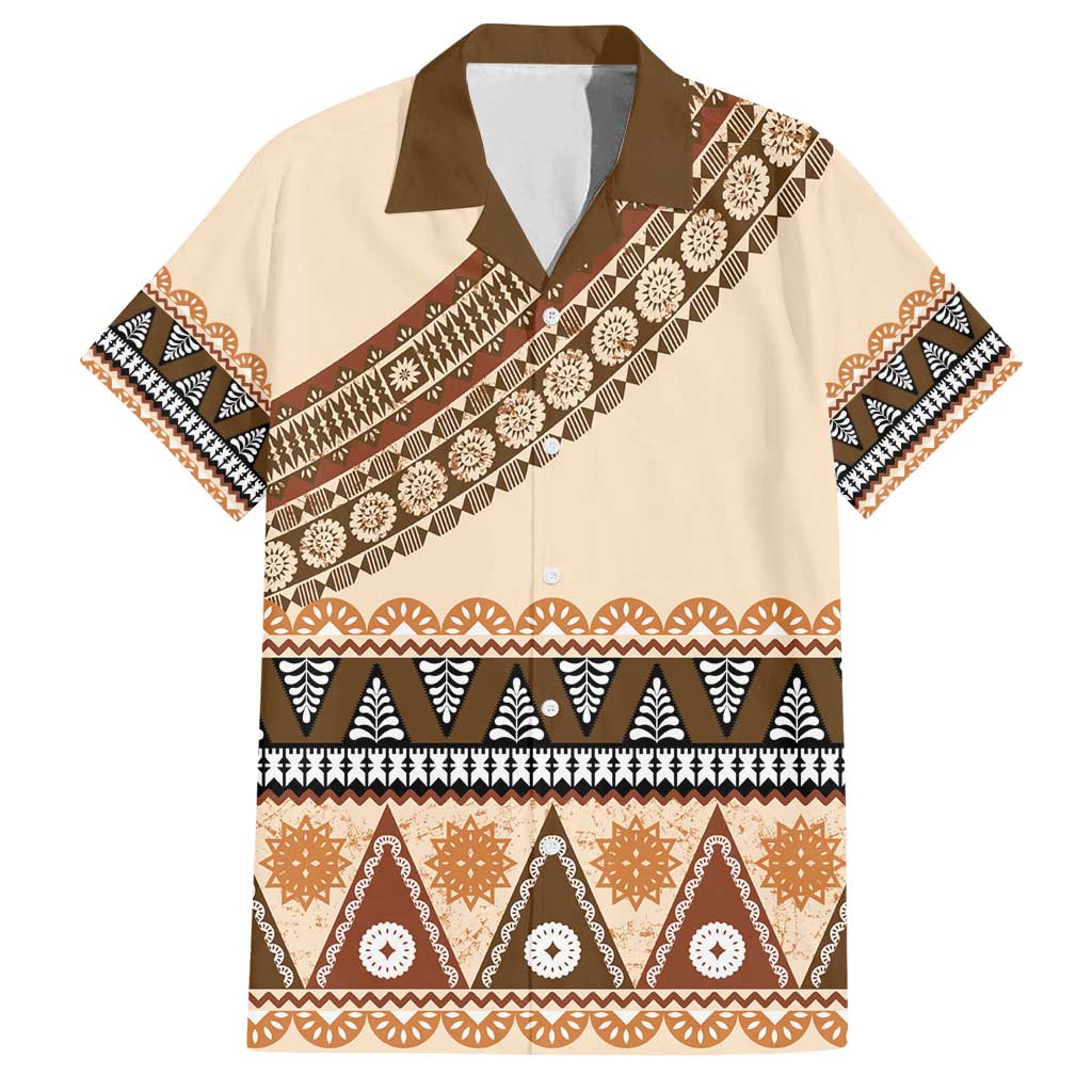 Bula Fiji Family Matching Tank Maxi Dress and Hawaiian Shirt 2025 Pasifika Traditional Fijian Masi