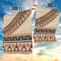 Bula Fiji Garden Flag 2025 Pasifika Traditional Fijian Masi LT14 - Polynesian Pride