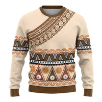 Bula Fiji Ugly Christmas Sweater 2025 Pasifika Traditional Fijian Masi - Polynesian Pride