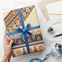 Bula Fiji Wrapping Paper 2025 Pasifika Traditional Fijian Masi - Polynesian Pride