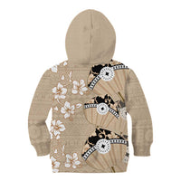Bula Fiji Iri Buli Kid Hoodie Woven Fan With Fijian Tapa