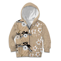 Bula Fiji Iri Buli Kid Hoodie Woven Fan With Fijian Tapa