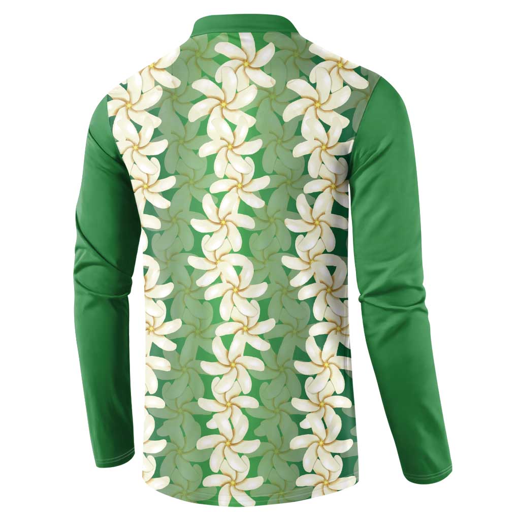 Ia Orana Tahiti Tiare Maori Seamless Style Button Sweatshirt