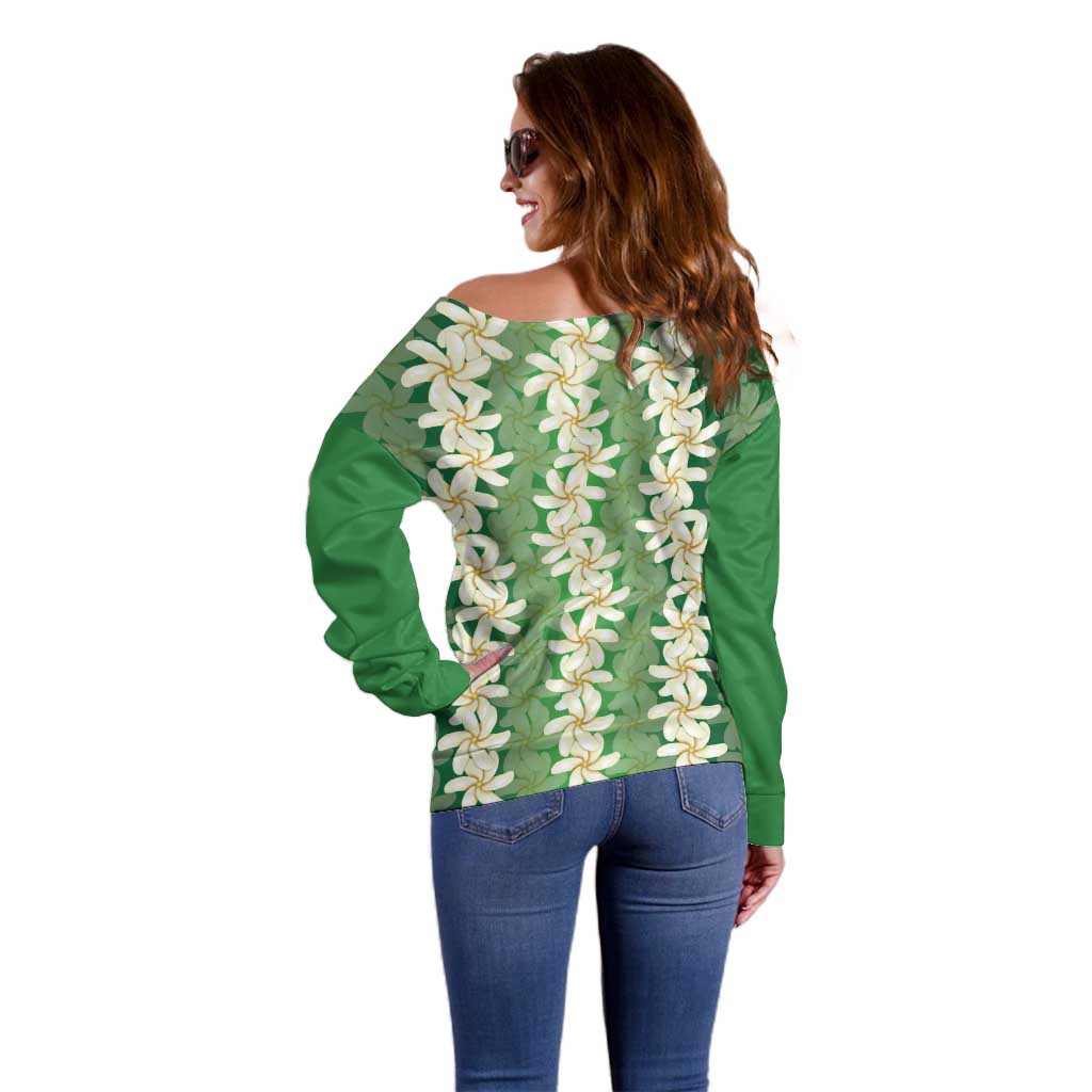 Ia Orana Tahiti Tiare Maori Seamless Style Off Shoulder Sweater LT14 - Polynesian Pride