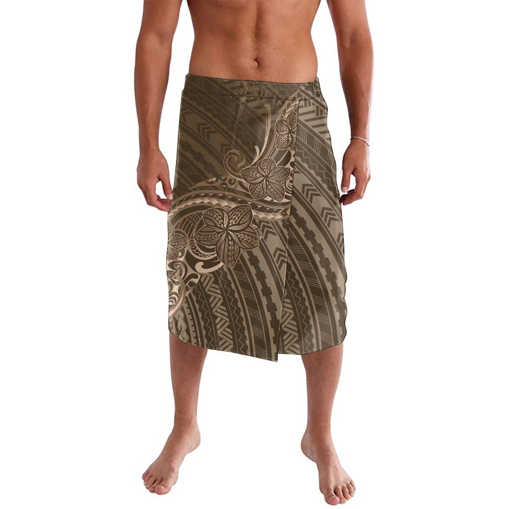 Brown Polynesia Plumeria Tattoo Lavalava