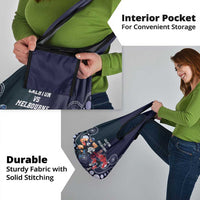 Demons And Blues Football Grocery Bag Melbourne And Calrton Mascots Aboriginal Art