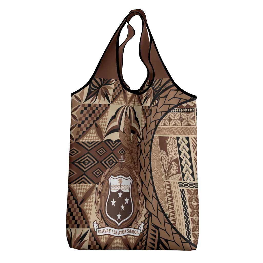 Samoa Siapo Grocery Bag Happy Independence Day Vintage Vibes