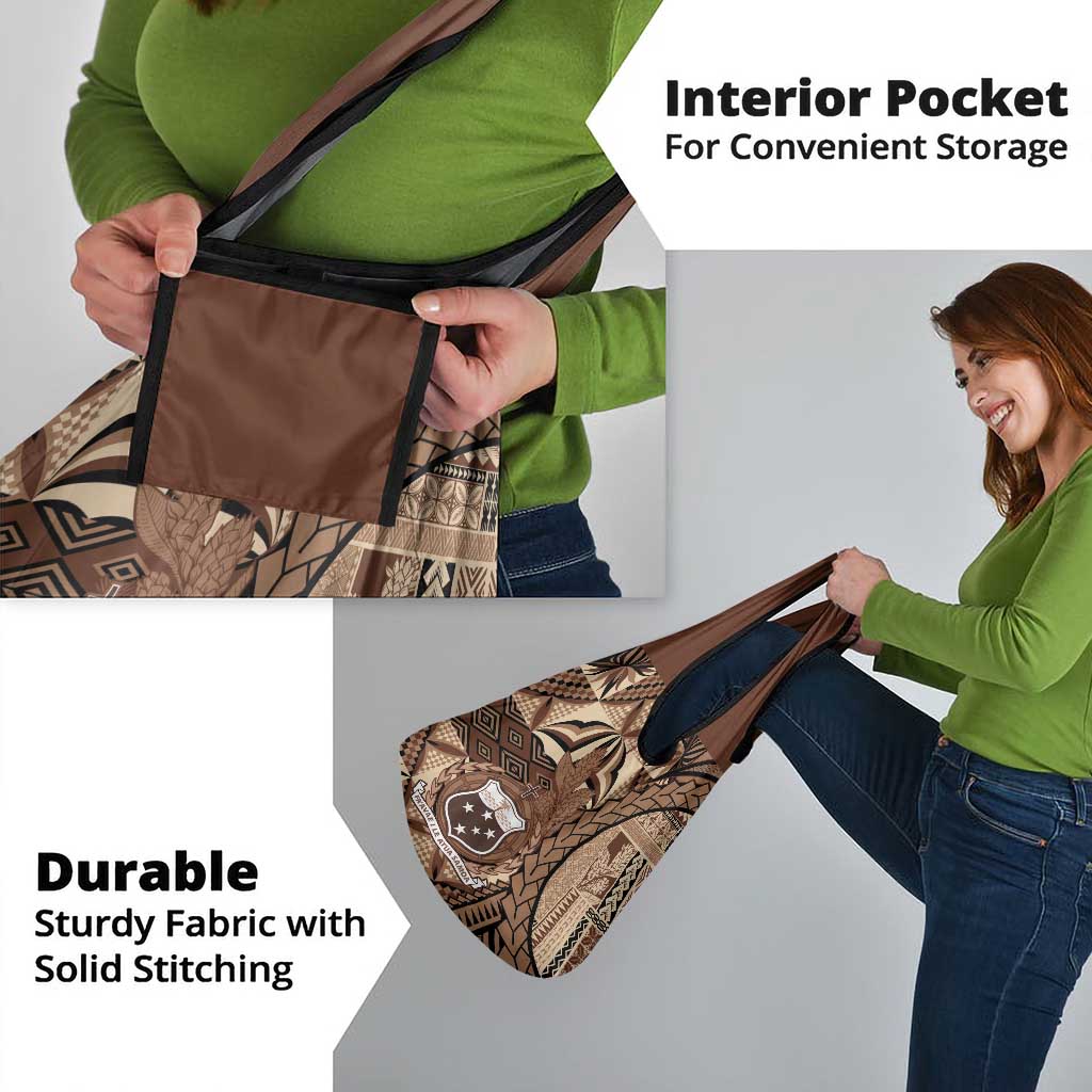 Samoa Siapo Grocery Bag Happy Independence Day Vintage Vibes