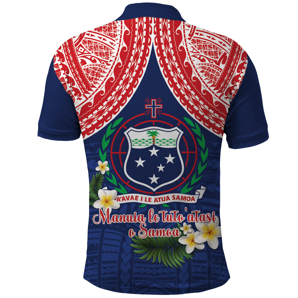 Samoan Independence Day Polo Shirt Manuia Le Tutoatasi O Samoa