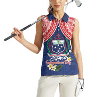 Samoan Independence Day Women Sleeveless Polo Shirt Manuia Le Tutoatasi O Samoa