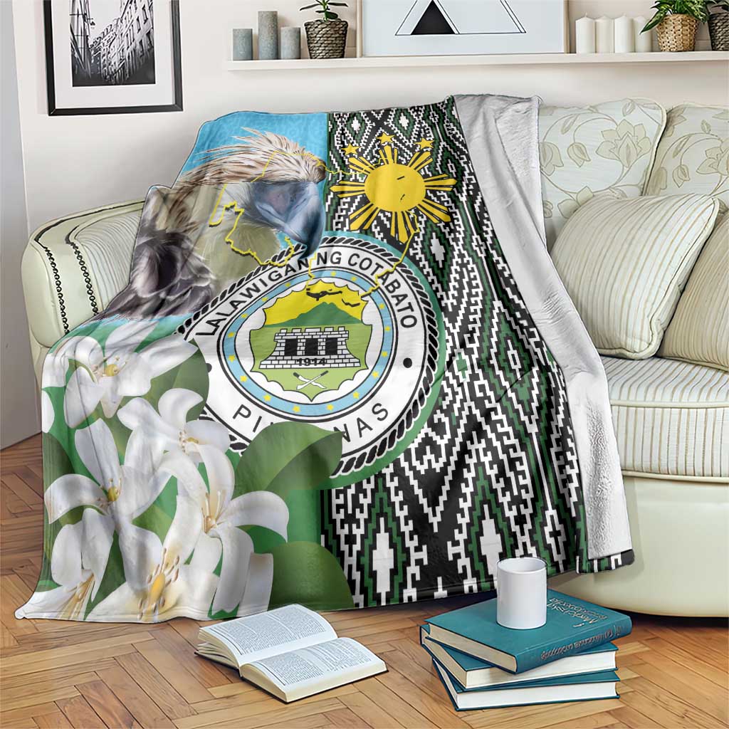 Cotabato Philippines Province Blanket Filipino Eagle Sampaguita Tinalak Pattern
