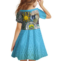 Cotabato Philippines Province Family Matching Long Sleeve Bodycon Dress and Hawaiian Shirt Filipino Eagle Sampaguita Tinalak Pattern