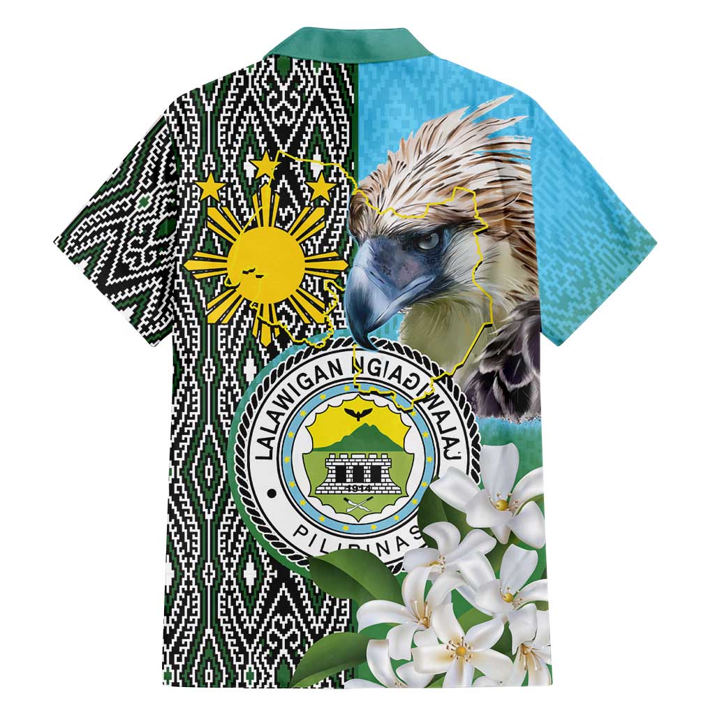 Cotabato Philippines Province Family Matching Summer Maxi Dress and Hawaiian Shirt Filipino Eagle Sampaguita Tinalak Pattern