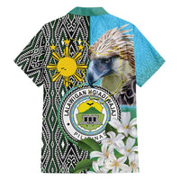 Cotabato Philippines Province Family Matching Tank Maxi Dress and Hawaiian Shirt Filipino Eagle Sampaguita Tinalak Pattern