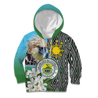 Cotabato Philippines Province Kid Hoodie Filipino Eagle Sampaguita Tinalak Pattern