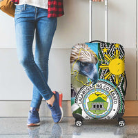 Cotabato Philippines Province Luggage Cover Filipino Eagle Sampaguita Tinalak Pattern