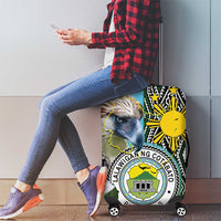 Cotabato Philippines Province Luggage Cover Filipino Eagle Sampaguita Tinalak Pattern