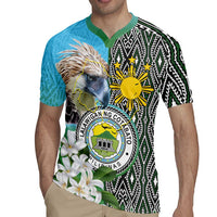Cotabato Philippines Province Rugby Jersey Filipino Eagle Sampaguita Tinalak Pattern