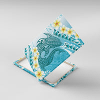 Turquoise Hawaii Shark Tattoo Canvas Wall Art Frangipani With Polynesian Pastel Version