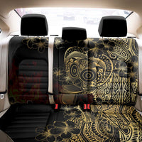 Frangipani Festival Rabaul Back Car Seat Cover PNG Tribal Baining Mask Tattoo - Polynesian Pride