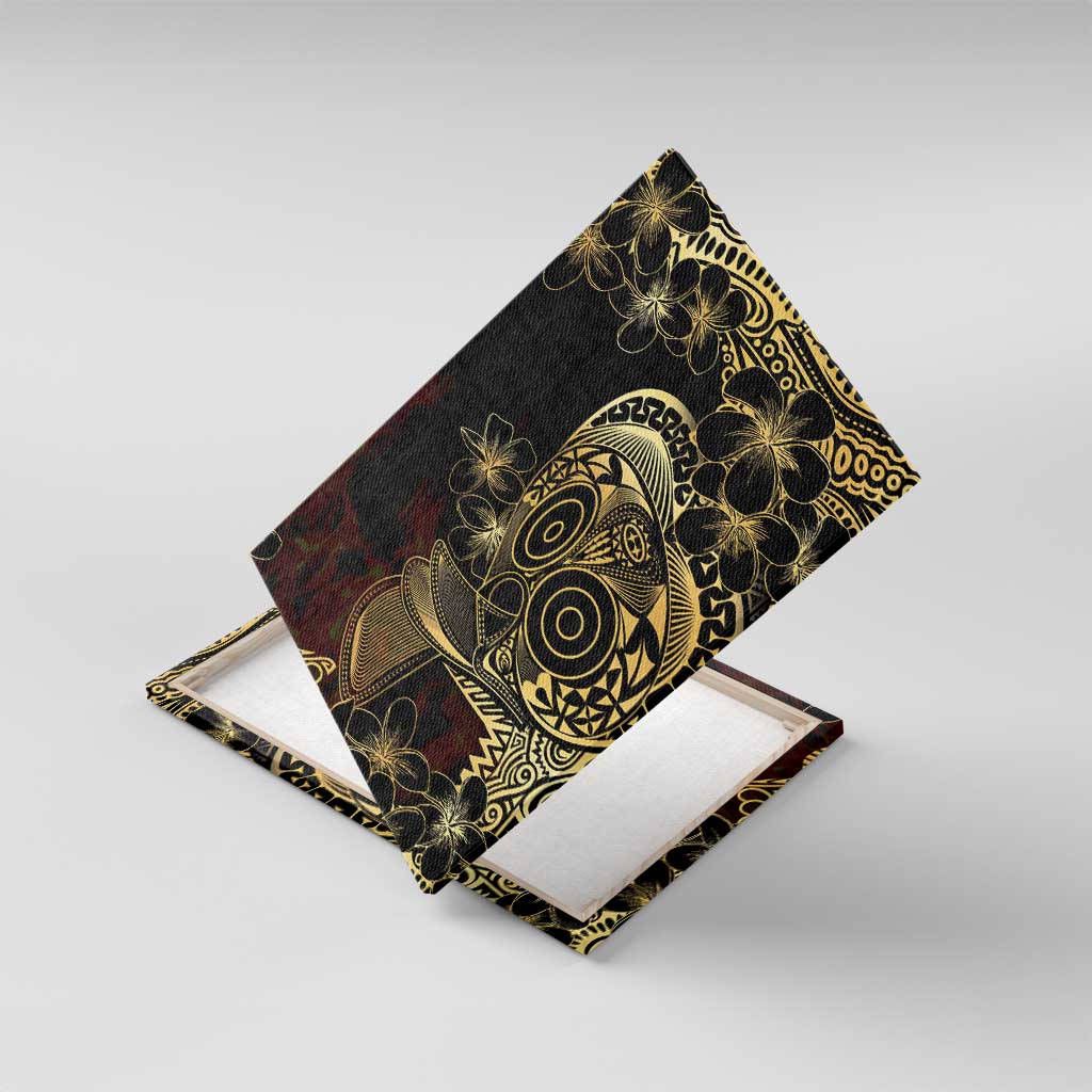 Frangipani Festival Rabaul Canvas Wall Art PNG Tribal Baining Mask Tattoo - Polynesian Pride