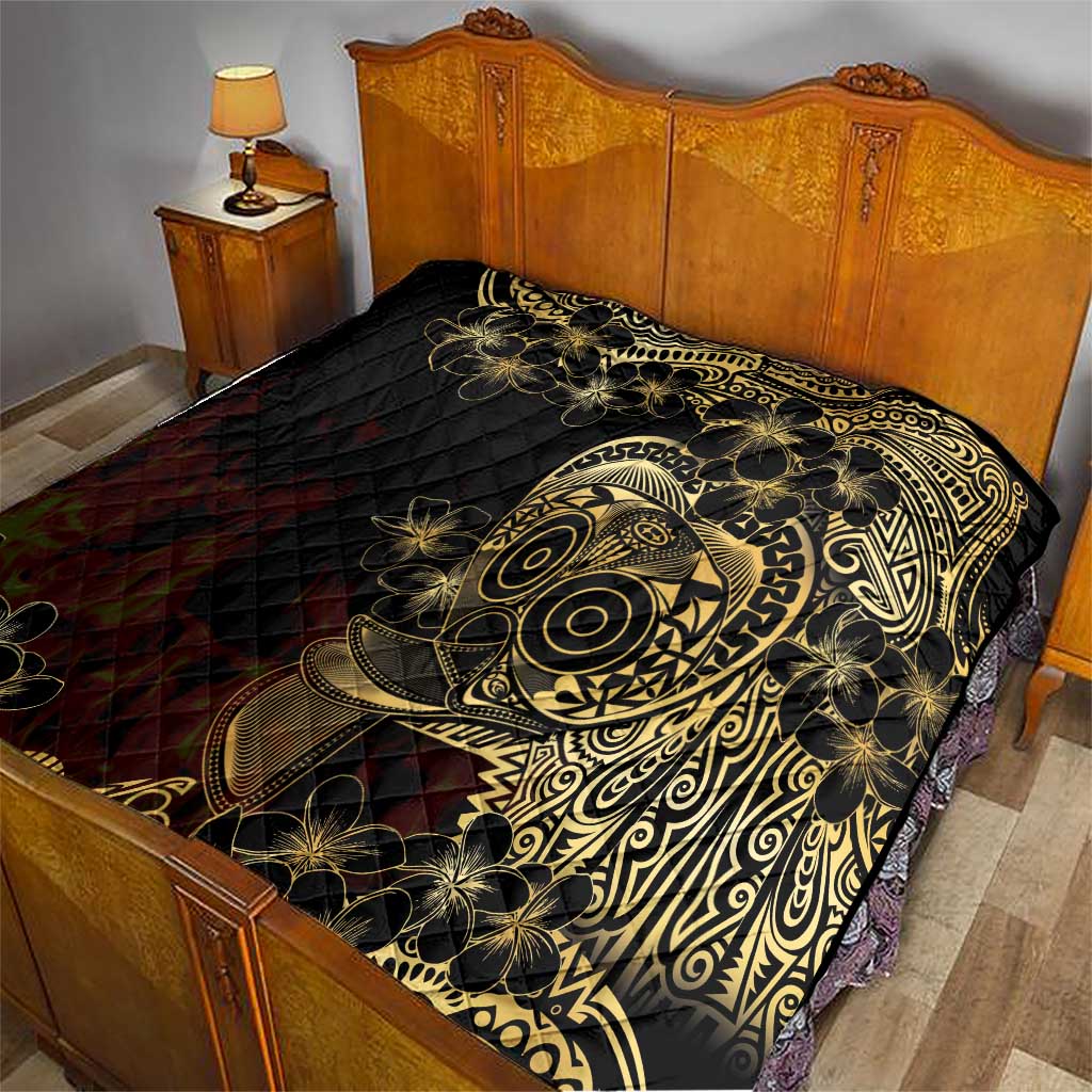 Frangipani Festival Rabaul Quilt PNG Tribal Baining Mask Tattoo - Polynesian Pride