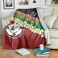 Frangipani Festival Rabaul East New Britain Blanket Dukduk Dance With Plumeria - Polynesian Pride