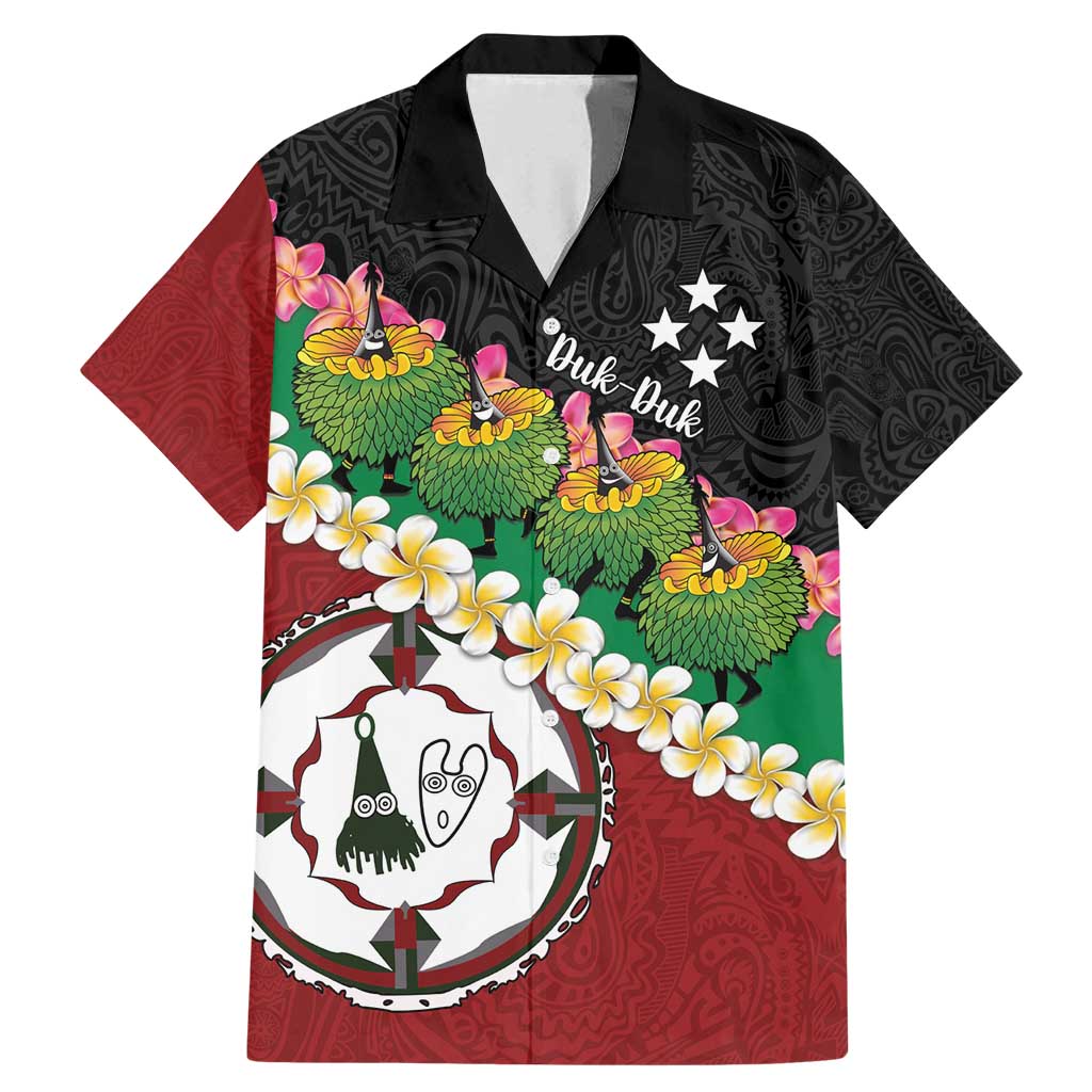 Frangipani Festival Rabaul East New Britain Family Matching Mermaid Dress and Hawaiian Shirt Dukduk Dance With Plumeria - Polynesian Pride