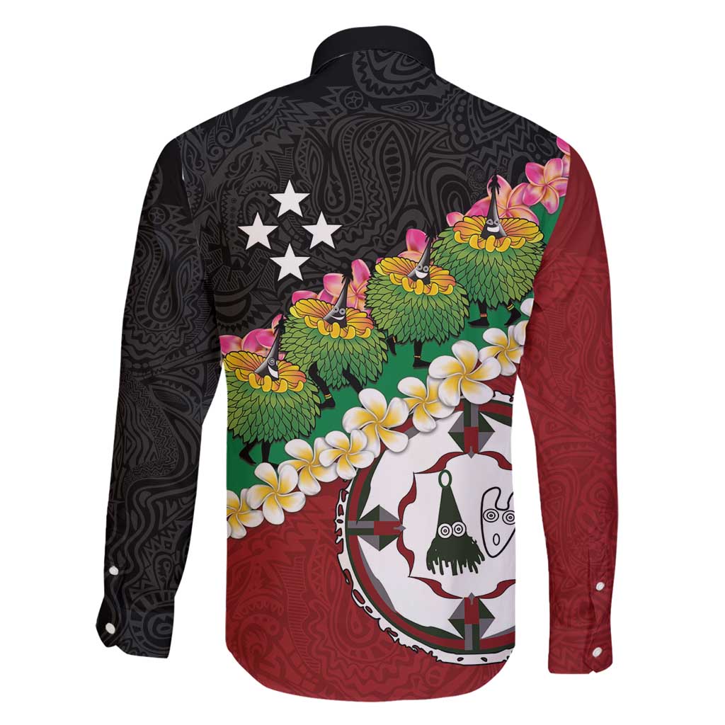 Frangipani Festival Rabaul East New Britain Family Matching Summer Maxi Dress and Hawaiian Shirt Dukduk Dance With Plumeria - Polynesian Pride