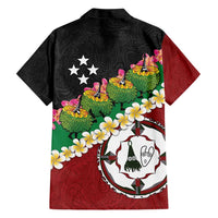 Frangipani Festival Rabaul East New Britain Hawaiian Shirt Dukduk Dance With Plumeria - Polynesian Pride