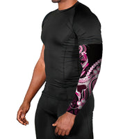 Pink Black Aloha Hawaii Arm Sleeves Polynesian Shark Tattoo Plumeria