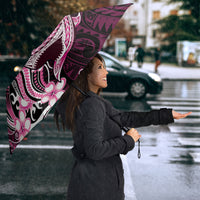 Pink Black Aloha Hawaii Umbrella Polynesian Shark Tattoo Plumeria