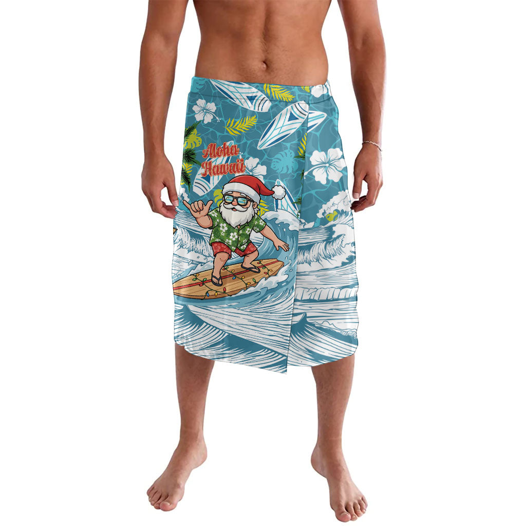 Hawaii Summer Christmas Lavalava Surfing Santa Shaka Catch The Wave