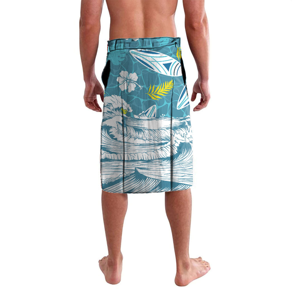 Hawaii Summer Christmas Lavalava Surfing Santa Shaka Catch The Wave