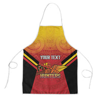 Papua New Guinea Rugby Custom Apron Go PNG Hunters Polynesian Pattern - Polynesian Pride