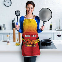 Papua New Guinea Rugby Custom Apron Go PNG Hunters Polynesian Pattern - Polynesian Pride