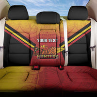 Papua New Guinea Rugby Custom Back Car Seat Cover Go PNG Hunters Polynesian Pattern - Polynesian Pride
