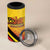 Papua New Guinea Rugby Custom 4 in 1 Can Cooler Tumbler Go PNG Hunters Polynesian Pattern - Polynesian Pride