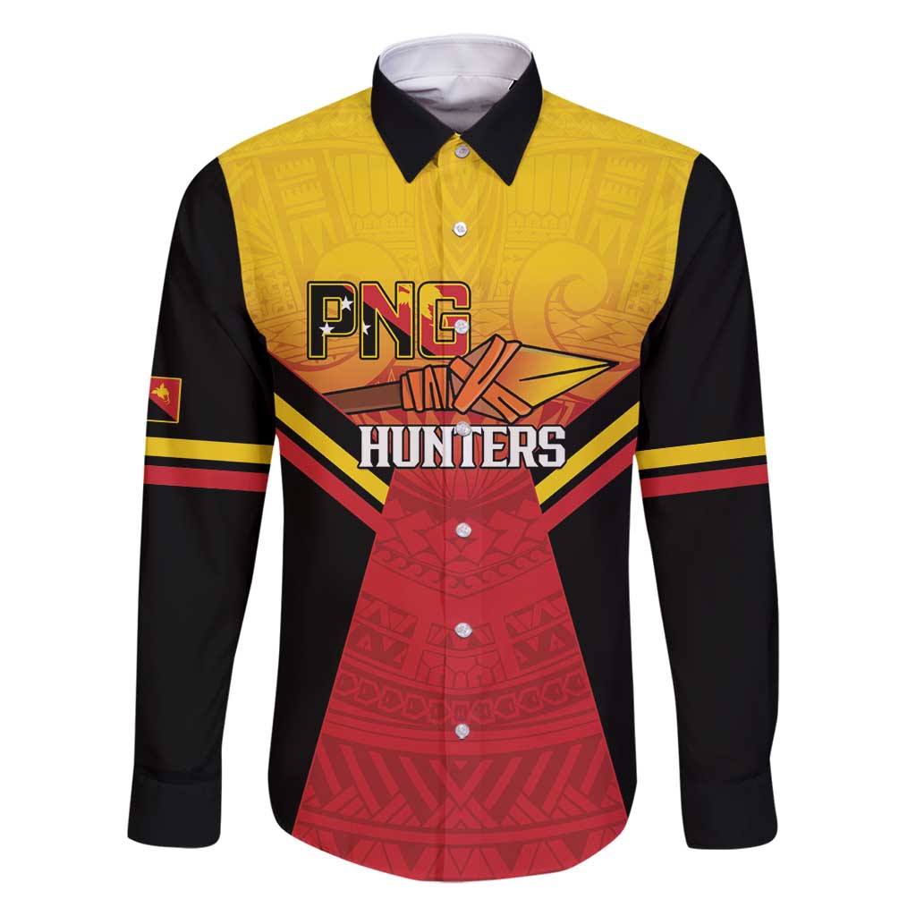 Papua New Guinea Rugby Custom Family Matching Summer Maxi Dress and Hawaiian Shirt Go PNG Hunters Polynesian Pattern - Polynesian Pride