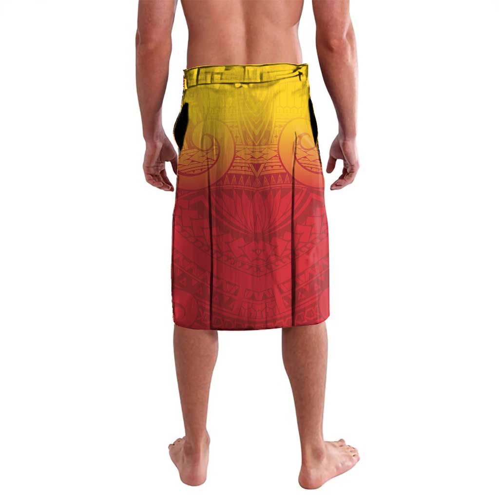 Papua New Guinea Rugby Custom Lavalava Go PNG Hunters Polynesian Pattern - Polynesian Pride