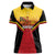 Papua New Guinea Rugby Custom Women Polo Shirt Go PNG Hunters Polynesian Pattern - Polynesian Pride
