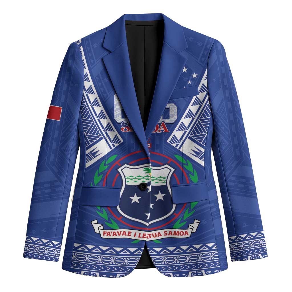 Personalised Samoa 685 Blazer Samoan Pride Coat Of Arms - Polynesian Pride
