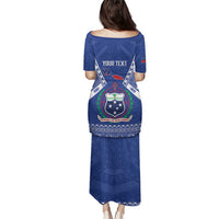 Personalised Samoa 685 Family Matching Puletasi and Hawaiian Shirt Samoan Pride Coat Of Arms - Polynesian Pride